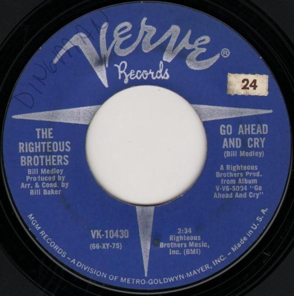 The Righteous Brothers - Go Ahead And Cry