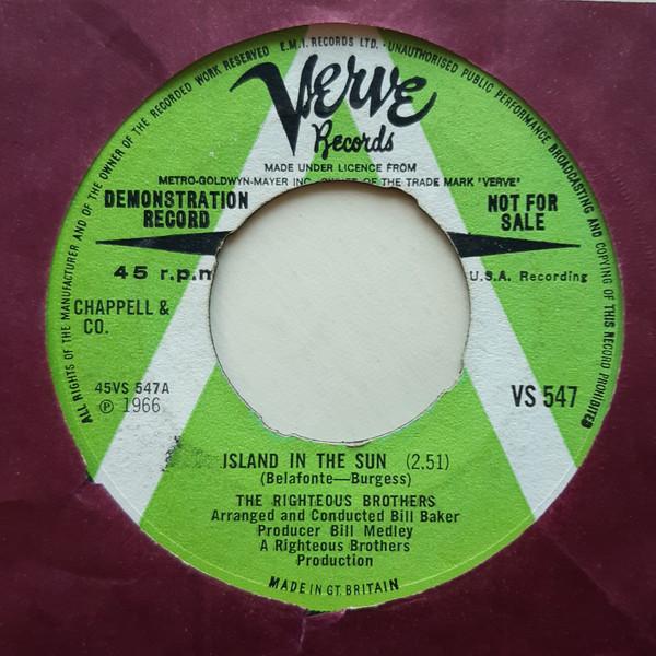 The Righteous Brothers - Island In The Sun