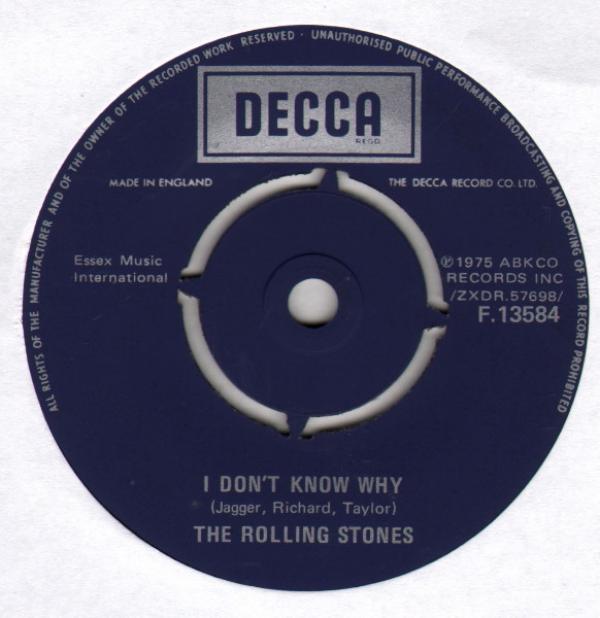 The Rolling Stones - I Don't Know Why / Try A Little Harder