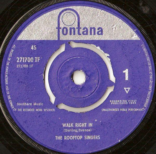 The Rooftop Singers - Walk Right In