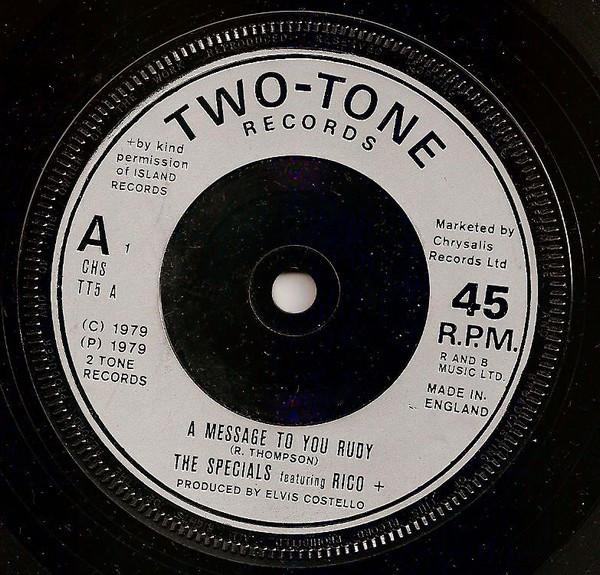 The Specials, Rico Rodriguez - A Message To You Rudy / Nite Klub