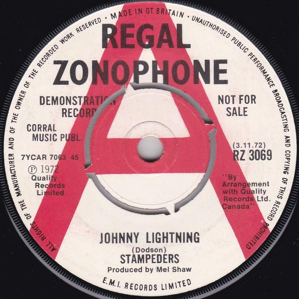 The Stampeders - Johnny Lightning / Today Is The Beginning Of The Rest Of Your Life