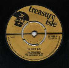 The Techniques, Tommy McCook & The Supersonics - You Don't Care / Down On Bond Street