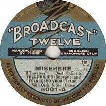 Thea Philips, Francesco Vada - Miserere / Barcarolle