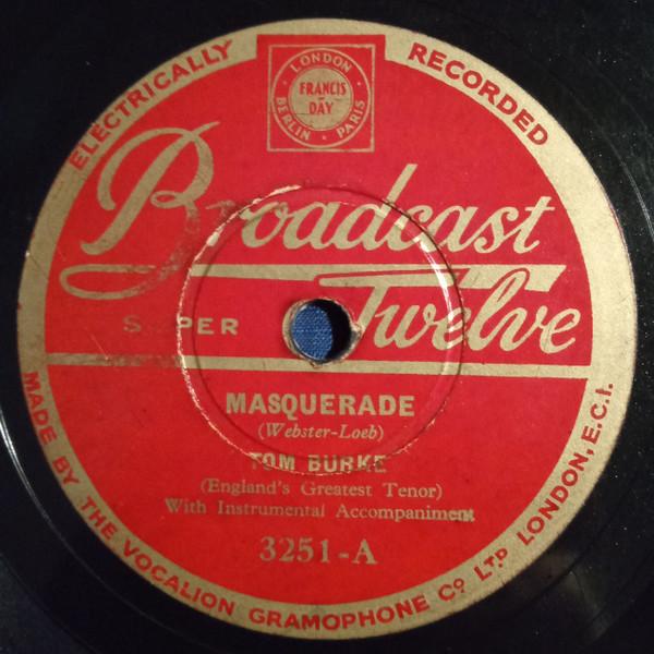 Tom Burke  - Masquerade / Nightfall