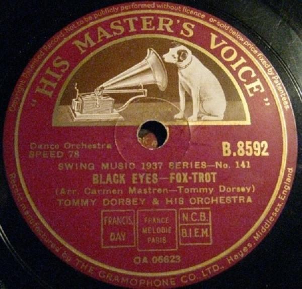 Tommy Dorsey And His Orchestra - Black Eyes / Blue Danube