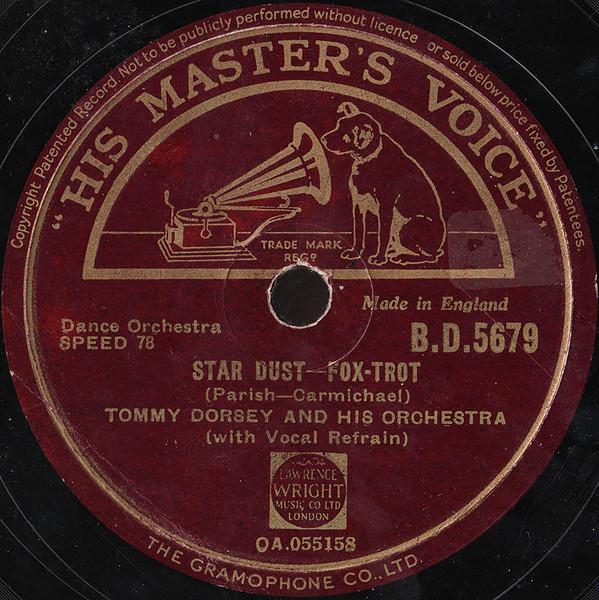 Tommy Dorsey And His Orchestra - Star Dust / Swanee River