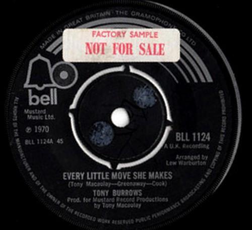 Tony Burrows - Every Little Move She Makes