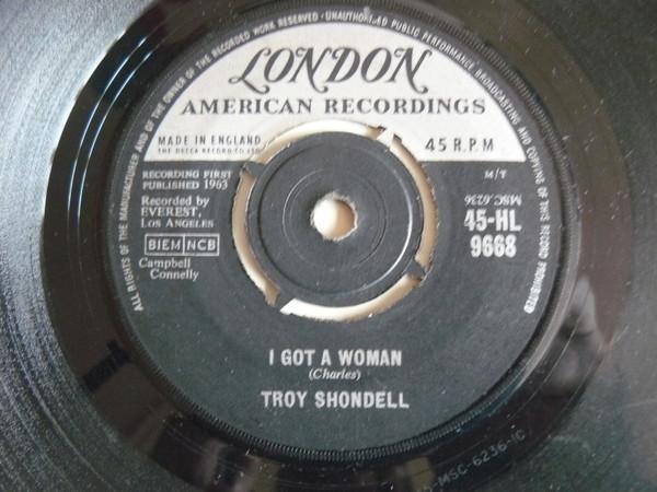 Troy Shondell - I Got A Woman / Some People Never Learn