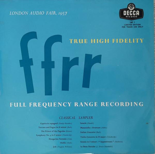  - True High Fidelity-Classical Sampler: London Audio Fair, 1957