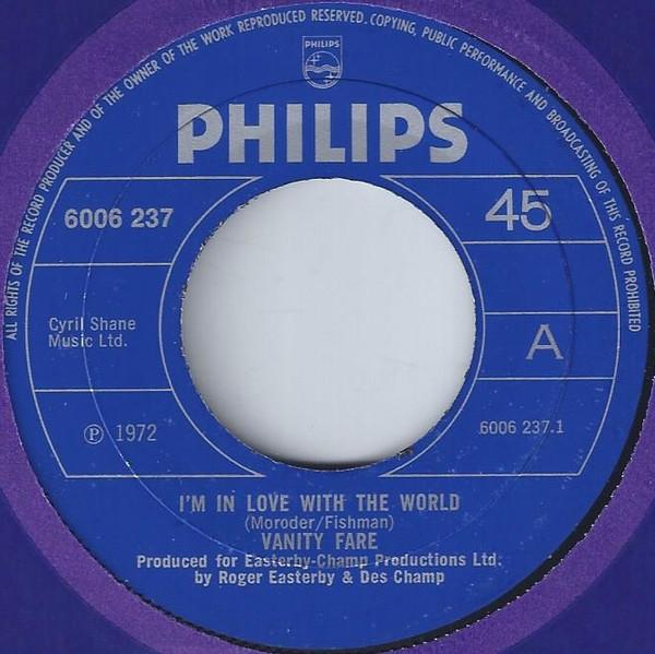 Vanity Fare - I'm In Love With The World