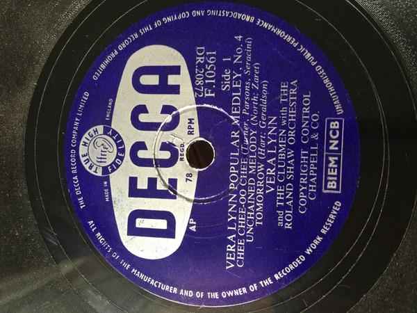 Vera Lynn, The Clubmen - Vera Lynn Popular Medley, No.4
