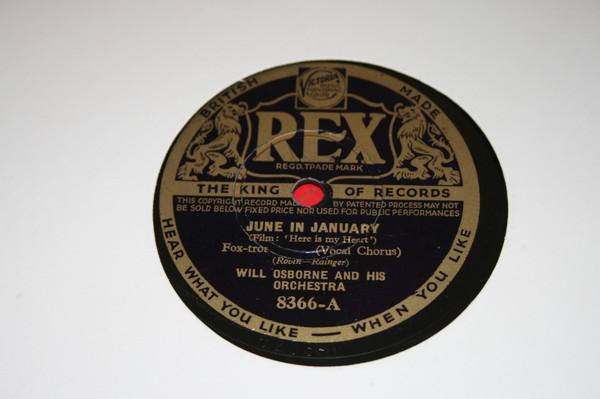 Will Osborne And His Orchestra - June In January / With Every Breath I Take