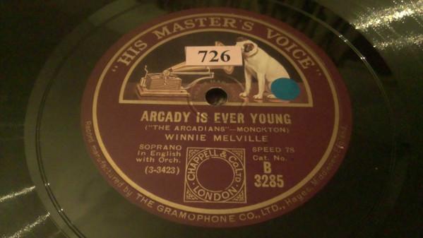 Winnie Melville - Arcady Is Ever Young / The Pipes Of Pan
