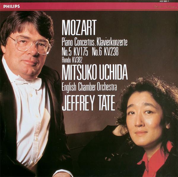 Wolfgang Amadeus Mozart, English Chamber Orchestra, Jeffrey Tate, Mitsuko Uchida - Piano Concertos No.5 KV175 / No.6 KV238 / Rondo KV382