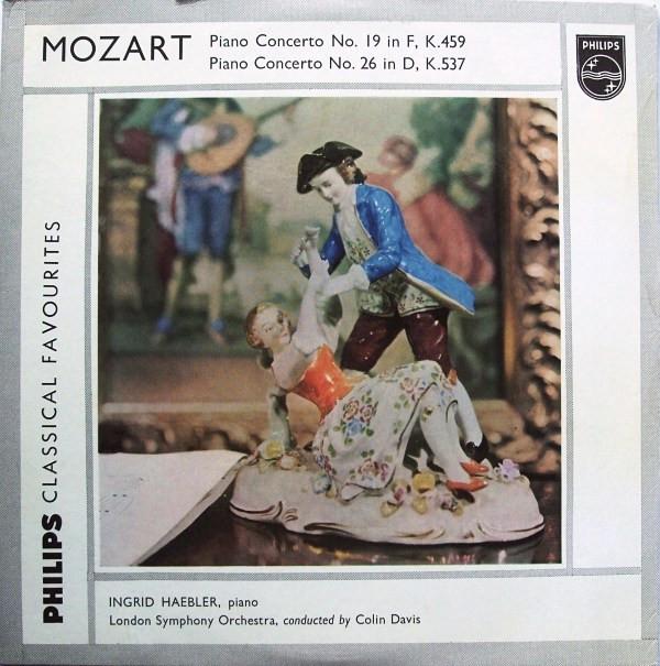 Wolfgang Amadeus Mozart, The London Symphony Orchestra, Sir Colin Davis, Ingrid Haebler - Piano Concerto No. 19 In F, K.459 / Piano Concerto No. 26 In D, K.537