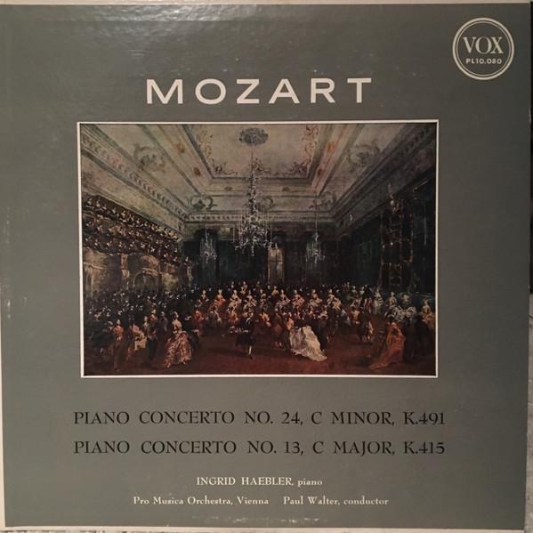 Wolfgang Amadeus Mozart, Ingrid Haebler - Piano Concerto No. 24 And 13