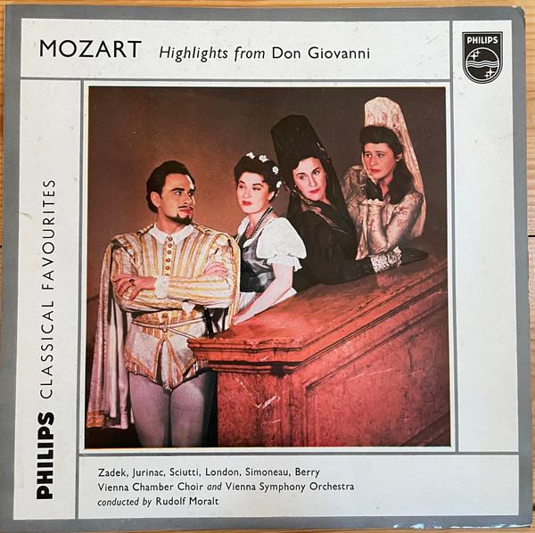 Wolfgang Amadeus Mozart, Wiener Symphoniker, Wiener Kammerchor, Rudolf Moralt - Don Giovanni