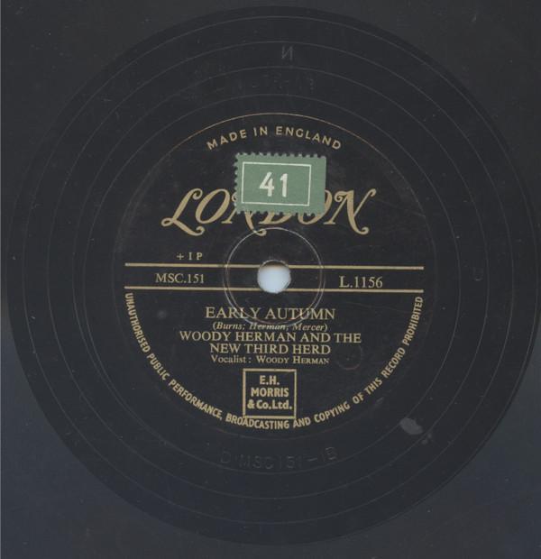 Woody Herman And His Third Herd - Early Autumn / Celestial Blues