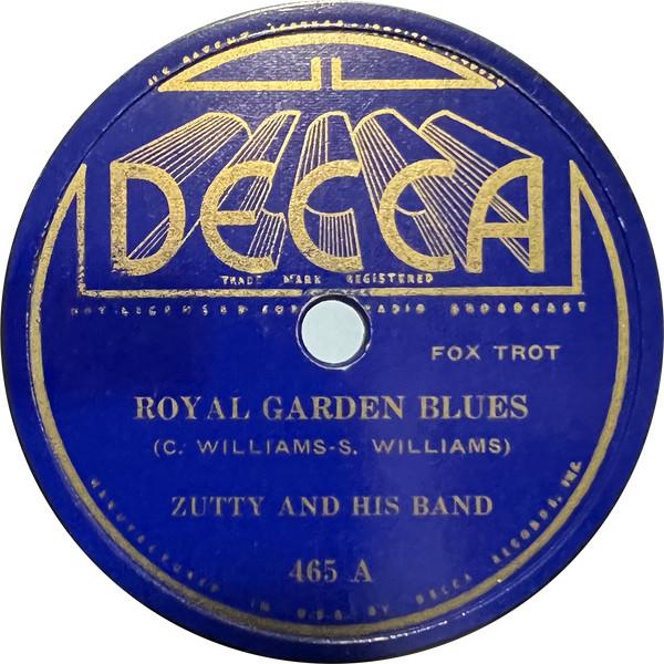 Zutty And His Band - Royal Garden Blues / Bugle Call Rag